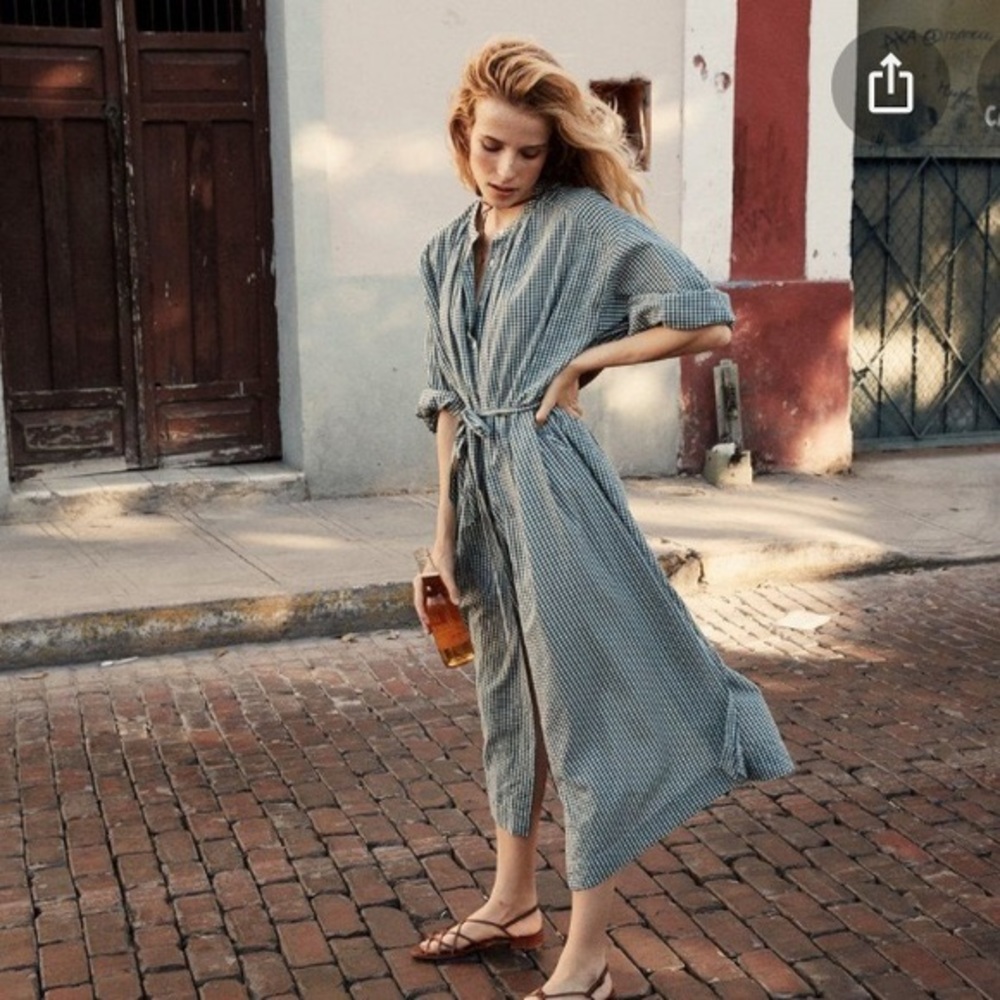 ISO this Doen Joan dress in Josephine Plaid XS